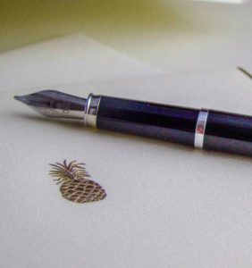 Cross Stratford Black Fountain Pen Medium